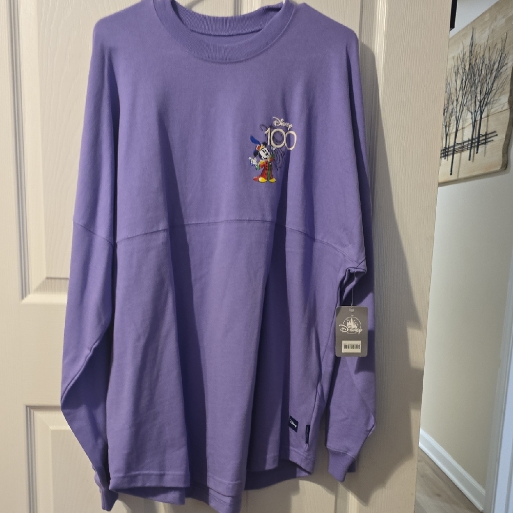 Disney Lavender Mickey Long Sleeve Top